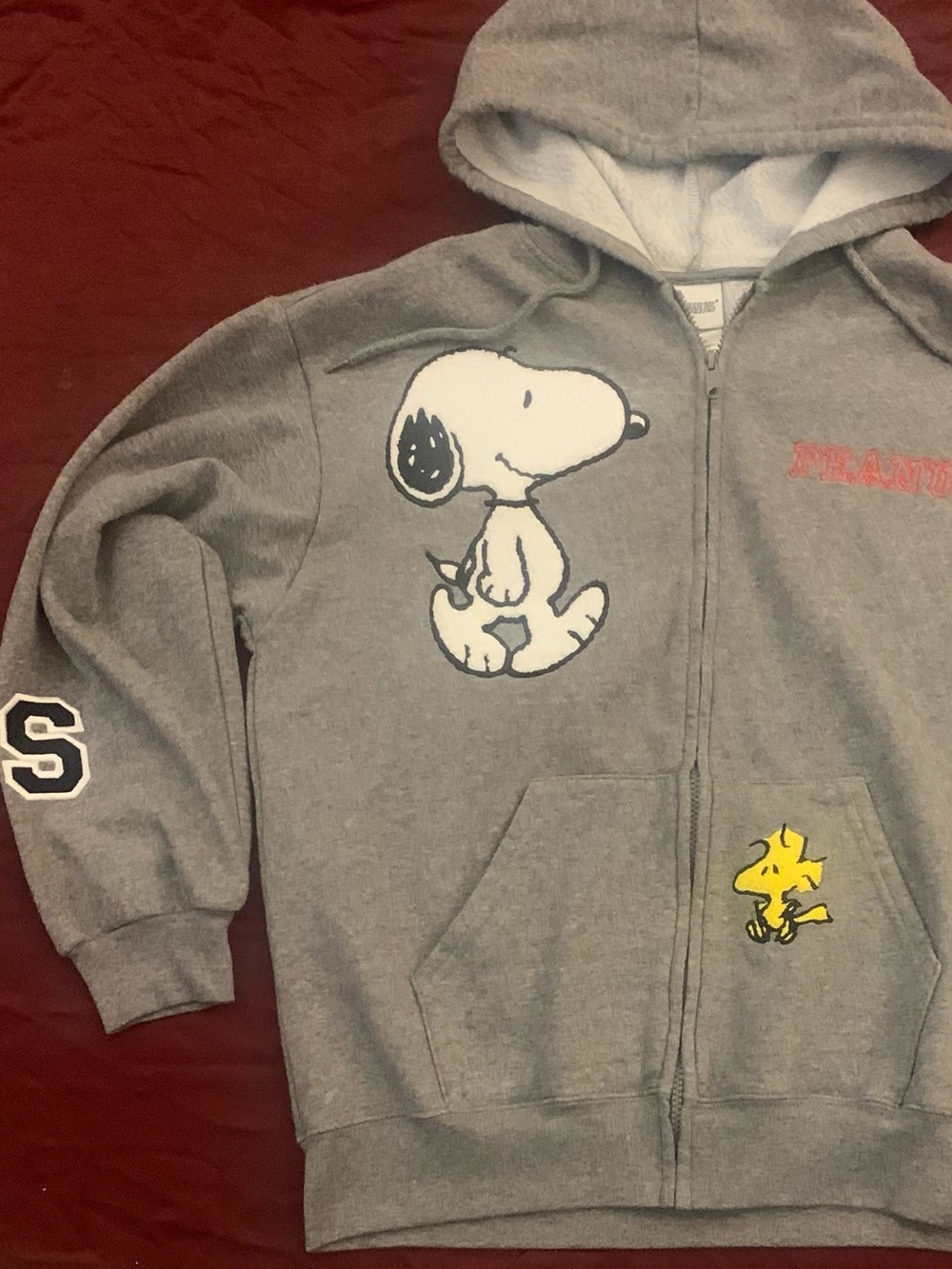 PEANUTS HOODED Full Zip Sweatshirt